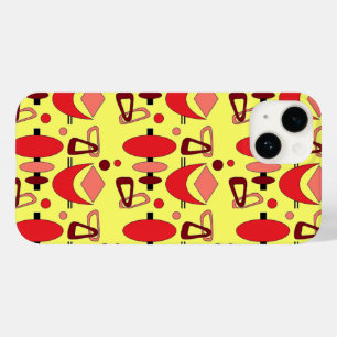Coques Pour iPhone Formes de Totem Croissant Rétro