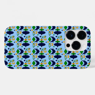Coques Pour iPhone Formes de totem du croissant rétro