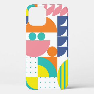 Case-Mate iPhone Case Formes géométriques Abstraites, Vintages modernes.
