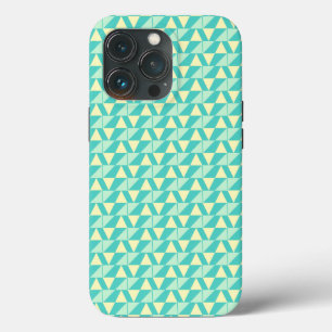 Case-Mate iPhone Case Formes géométriques en turquoise et jaune