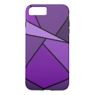 Coques Pour iPhone Formes géométriques violettes iPhone 8 Plus/7 Plus