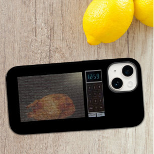 Coque Pour iPhone 14 Four à micro-ondes drôle 