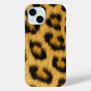 Coque Pour iPhone 15 Fourre léopard