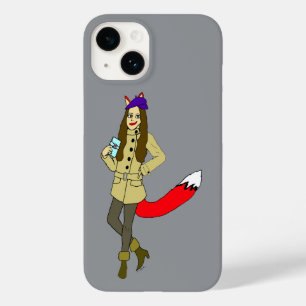 Coque Pour iPhone 14 Foxgirl