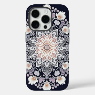 Coques iPhone 16 Pro Fractal Flower Art