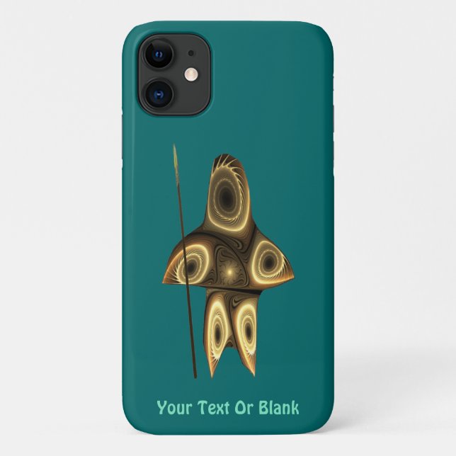 Coques Case-Mate iPhone Fractal Inuit Hunter (Dos)