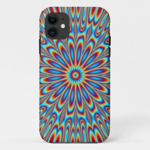 Coque iPhone 11 Fractale psychédélique