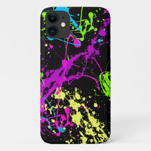 Case-Mate iPhone Case Fraîchement rétro Paint Splatter Neon 80s 90s