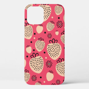 Case-Mate iPhone Case fraise rose sans couture motif