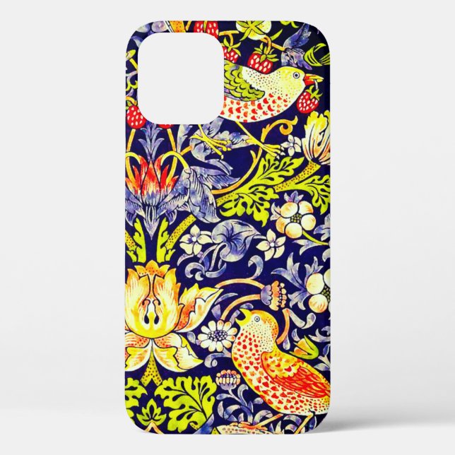 Coques Case-Mate iPhone Fraise Thief Oiseaux William Morris (Verso)