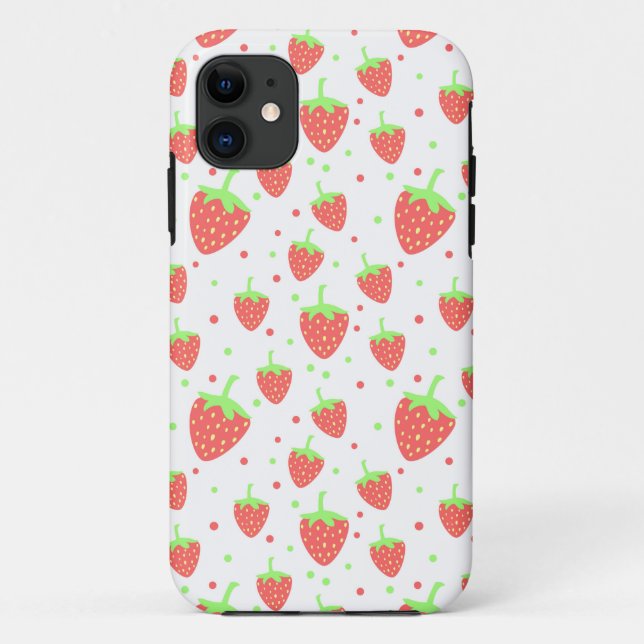 Coques Case-Mate iPhone Fraises (Dos)