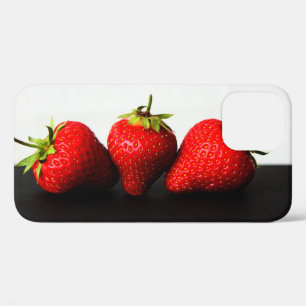 Case-Mate iPhone Case Fraises Blancs Sur Iphcna Noir