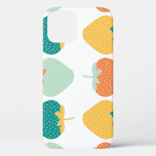 Case-Mate iPhone Case Fraises multicolores : Motif Vintage de fruits.