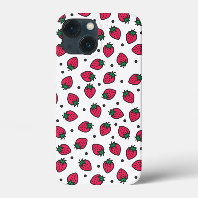 Coques Case-Mate iPhone Fraises mûres (Verso)