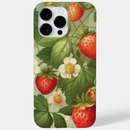 Coque Pour Pour iPhone 14 Pro Max Fraises sauvages Vibe d'été Aquarelle