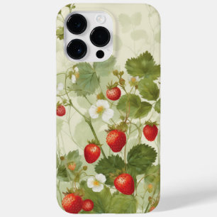 Coque Pour Pour iPhone 14 Pro Max Fraises sauvages Vibe d'été Aquarelle