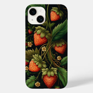 Coque Pour iPhone 14 Fraises vintages
