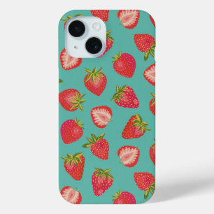 Coque Pour iPhone 15 Framboise à menthe