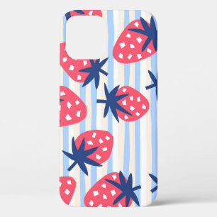 Case-Mate iPhone Case Framboise Art : Motif doux sans couture