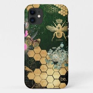 Case-Mate iPhone Case française chic, victorienne, abeille, florale, fe
