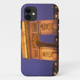 Coques Pour iPhone France, Paris, Arc de Triomphe au crépuscule.
