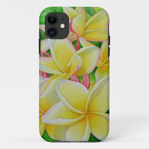 Coque iPhone 11 Frangipani hawaïen