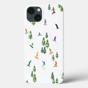 Case-Mate iPhone Case Freeride Snowboarder Illustration de snowboard