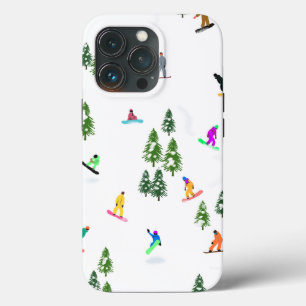 Case-Mate iPhone Case Freeride Snowboarder Illustration de snowboard