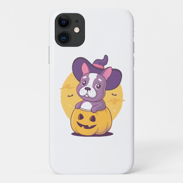 Coques Case-Mate iPhone Frenchie Halloween (Dos)
