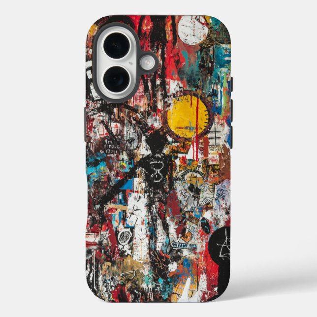 Coques Case-Mate iPhone Fréquence de graffiti (Verso)