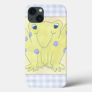 Etui iPhone Case-Mate Frog Trio on Gingham Cloth