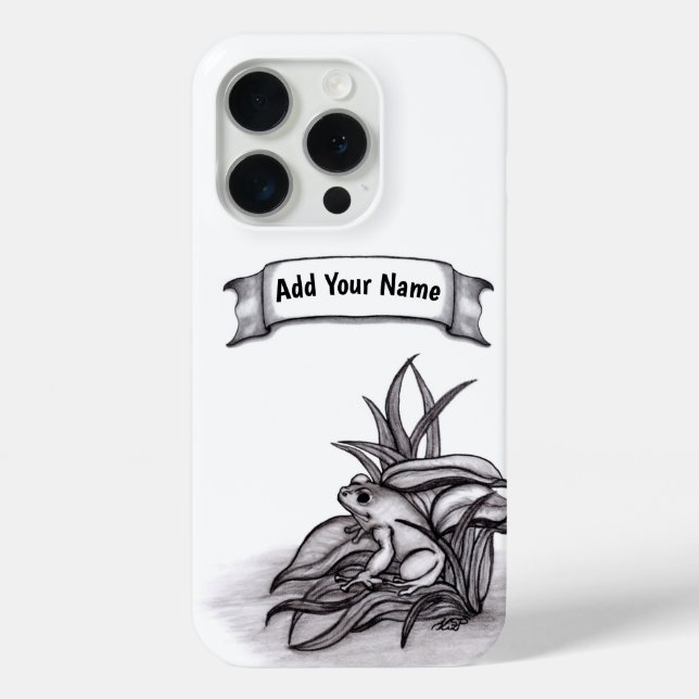 Coques Case-Mate iPhone Froggy, Ajoutez Votre Nom (Verso)