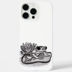 Coques iPhone 16 Pro Max Froggy avec Lotus Flower