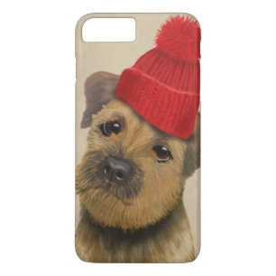 Case-Mate iPhone Case Frontière Terrier avec le casquette rouge de