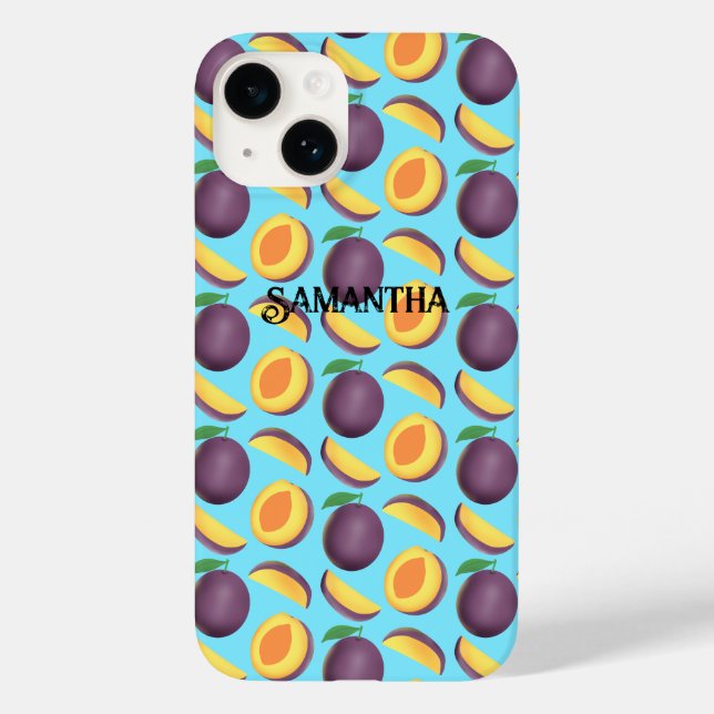 Coques Case-Mate iPhone Fruits de prune (Verso)