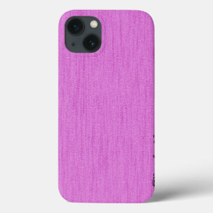 iPhone 13 Case Fuchsia (Crayola) avec Monogramme de grains de boi
