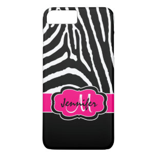 Coque Case-Mate Pour iPhone fuchsia des rayures de zèbre de l'affaire de