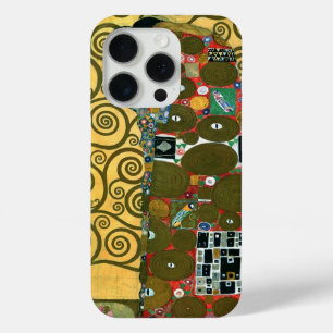 Coque iPhone 15 Pro Fulfillment aka The Embrace par Gustav Klimt