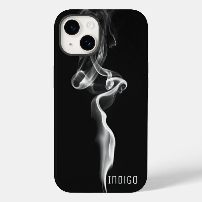 Coques Case-Mate iPhone Fumée noire et grise (Verso)