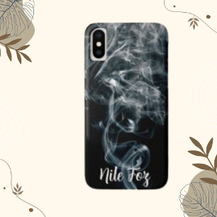Case-Mate iPhone Case Fumer Abstrait Arrière - plan de fumées, Votre nom