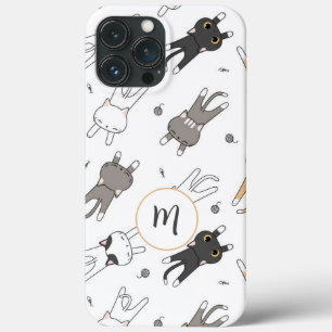 Case-Mate iPhone Case Fun et Whimsschat Motif Votre Monogramme
