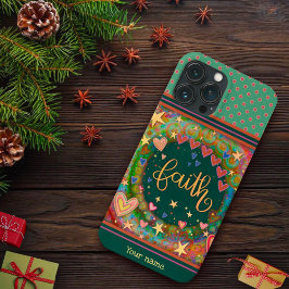 Case-Mate iPhone Case Fun Floral Green Faith Inspirivity Nom
