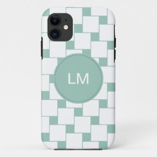Case-Mate iPhone Case Fun tissé Carré Mint Green