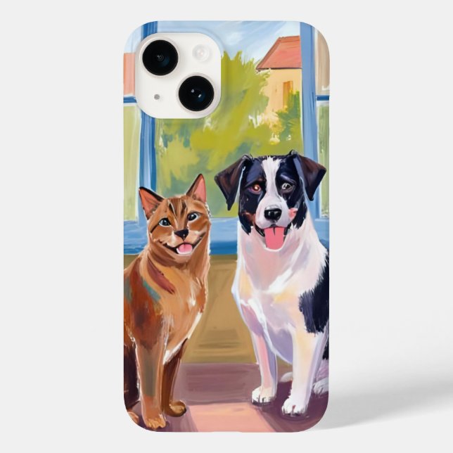 Coques Case-Mate iPhone Funda de Día Internacional del Animal Sin Hogar (Verso)