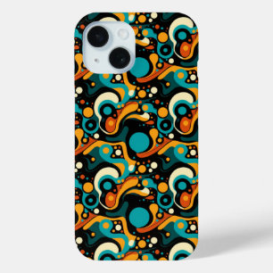 Coque Pour iPhone 15 Funk rétro Abstrait