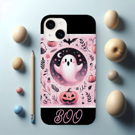 Coque Pour iPhone 14 Funky Friendly Boo Éffrayant Jack O Lanterns Paste