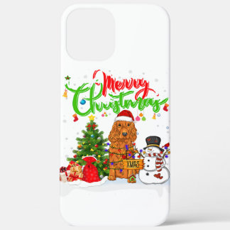 Case-Mate iPhone Case Funky Noël Cocker Spaniel Chien Snowman Noël