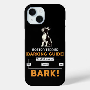 Coque Pour iPhone 15 Funny Boston Terrier Dog