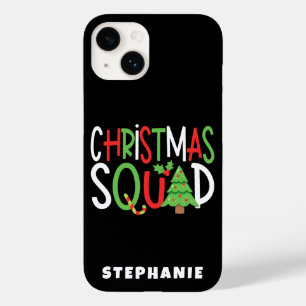 Coque Pour iPhone 14 Funny Christmas Squad Famille Vacances