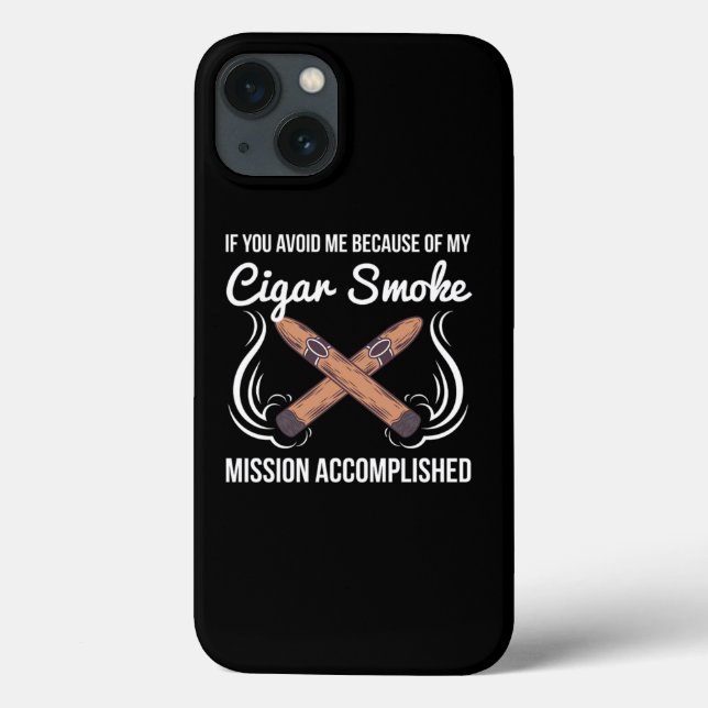 Coques Case-Mate iPhone Funny Cigar Smoker Design (Verso)